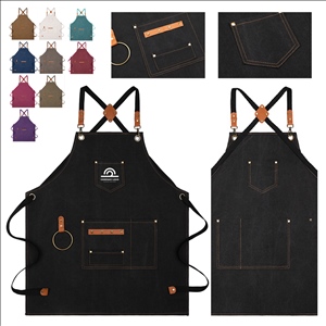 Heavy-Duty Canvas Work Apron With Multi Pockets